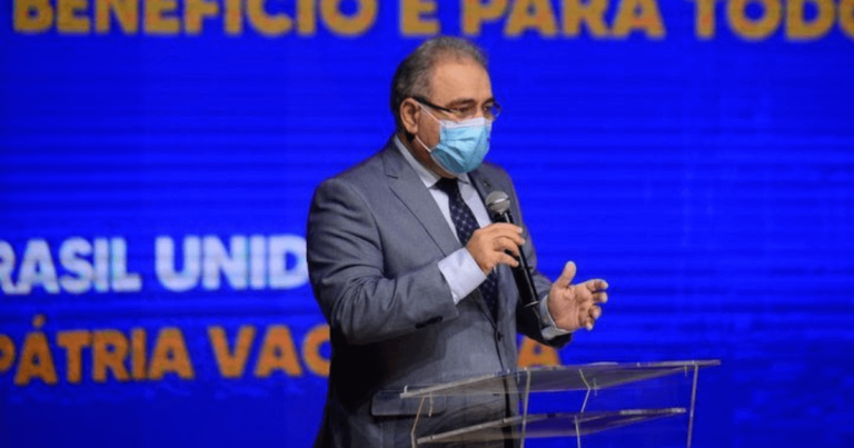 Queiroga anuncia programa de testagem em massa para covid-19