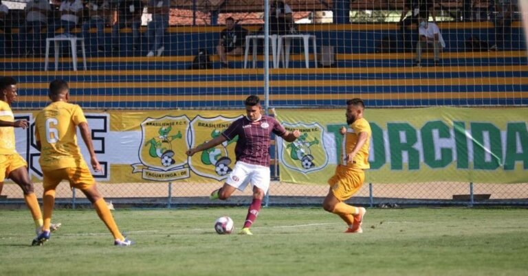 Série D: Brasiliense e Ferroviária ficam no 0 a 0 em jogo equilibrado