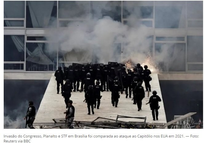 Golpista detido no Planalto diz que integrante do Exército tentou ajudar invasores a deixar o prédio antes de prisão