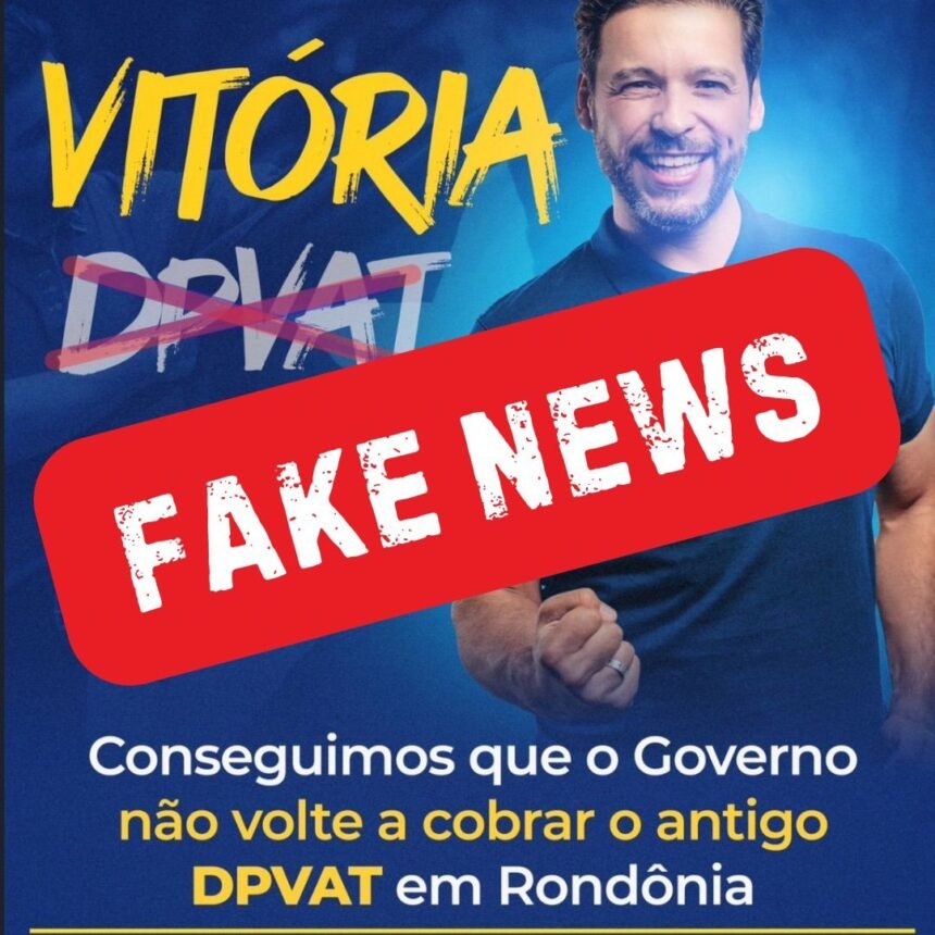 FAKE NEWS – Deputado Delegado Camargo engana população sobre isenção do pagamento do antigo DPVAT 1 FAKE NEWS – Deputado Delegado Camargo engana população sobre isenção do pagamento do antigo DPVAT